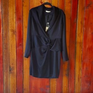 Halston Paris Satin Blazer Dress